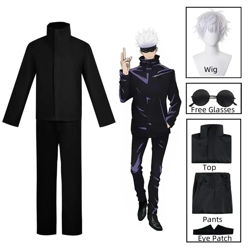 Mens Fashion Jumpsuit - Kostium Cosplay Anime Jujutsu Kaisen Gojo