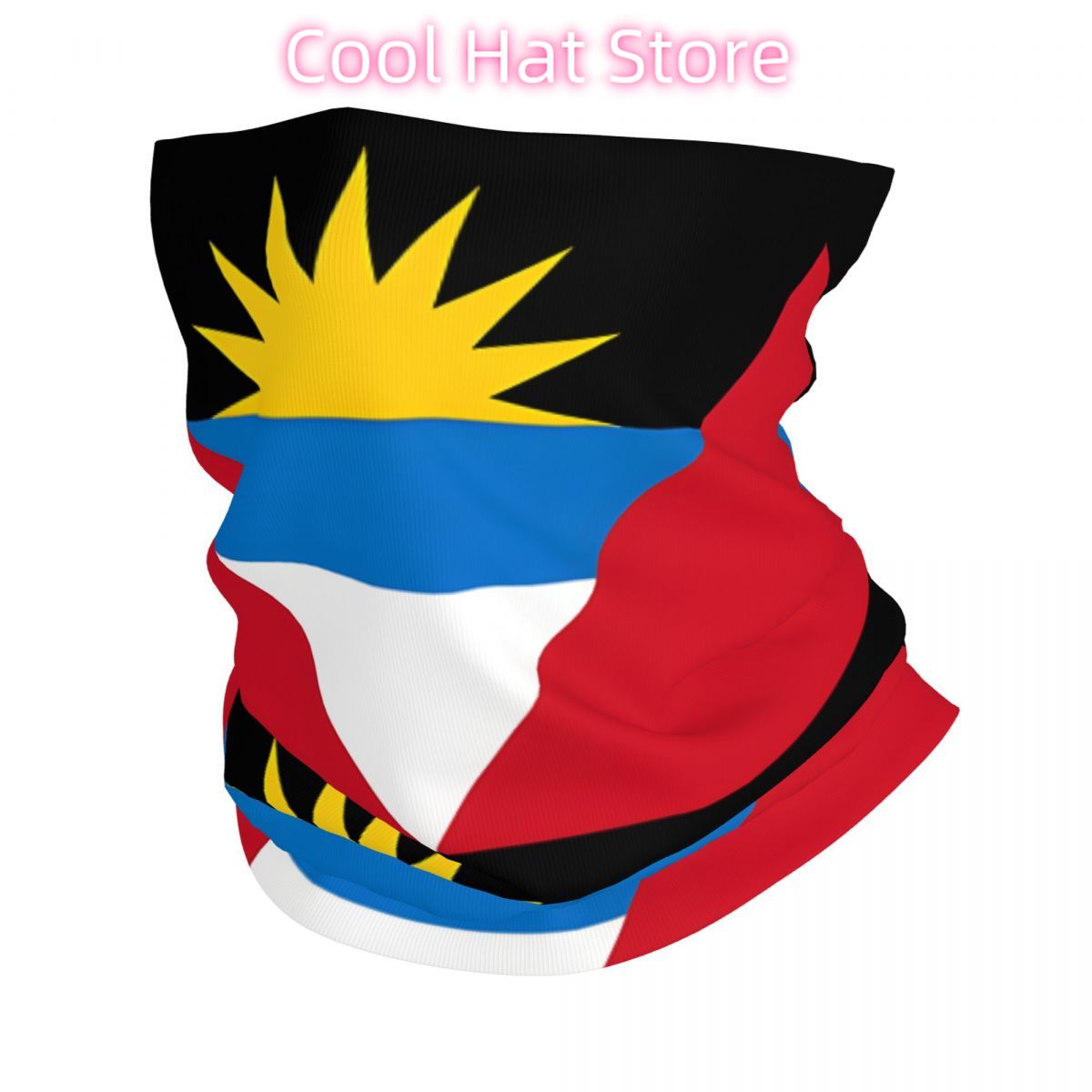 Men'S Fashion Rings - Bandana z nadrukiem flagi Antiguzy i