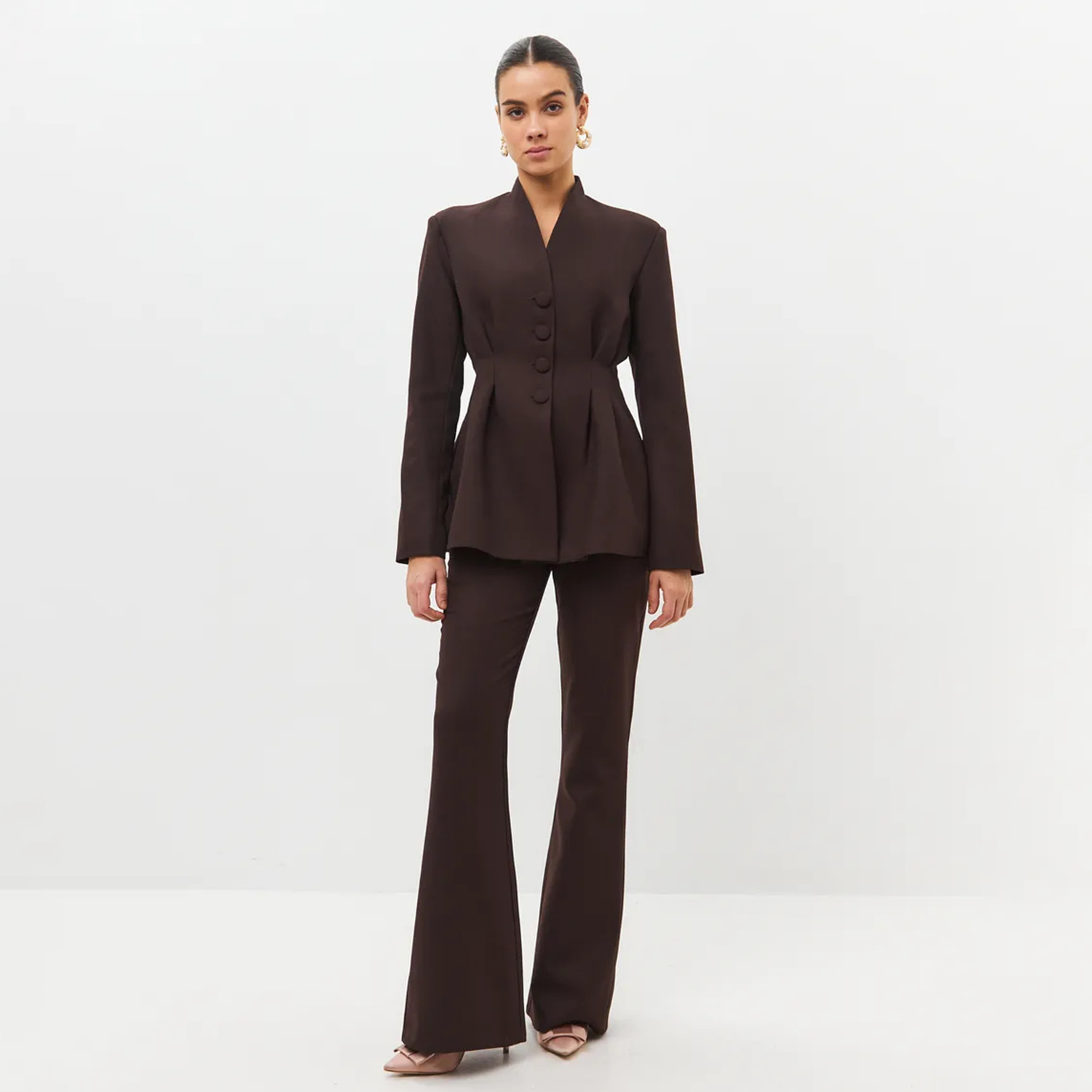 Men'S Fashion Nova - Damski garnitur NOVA: dopasowana marynarka z