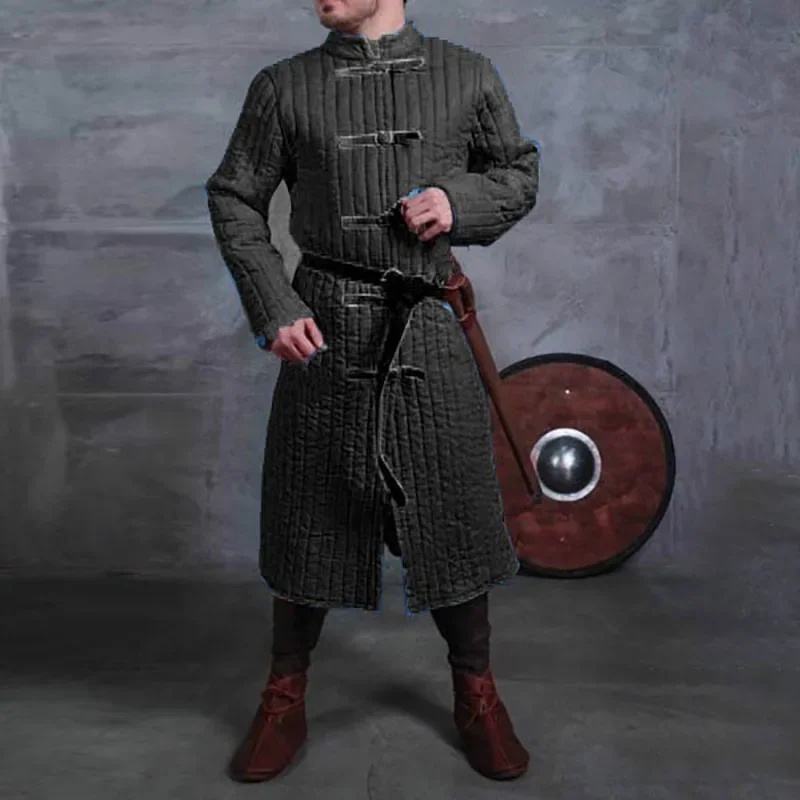 Mens Fashion Jumpsuit - Średniowieczny Strój Wojownika Rycerza LARP Gambeson