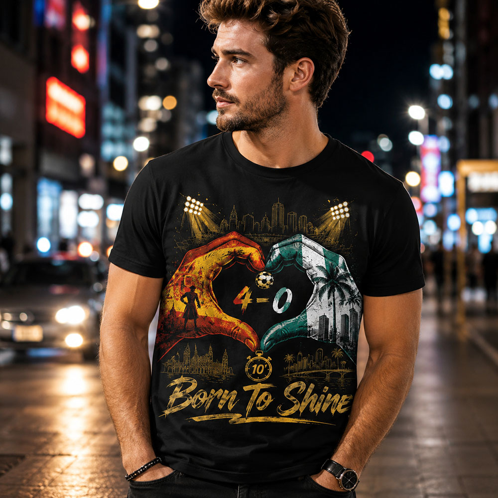Men'S Fashion Deals - 5-pak Dużych Bawełnianych Koszulek dla Fanów
