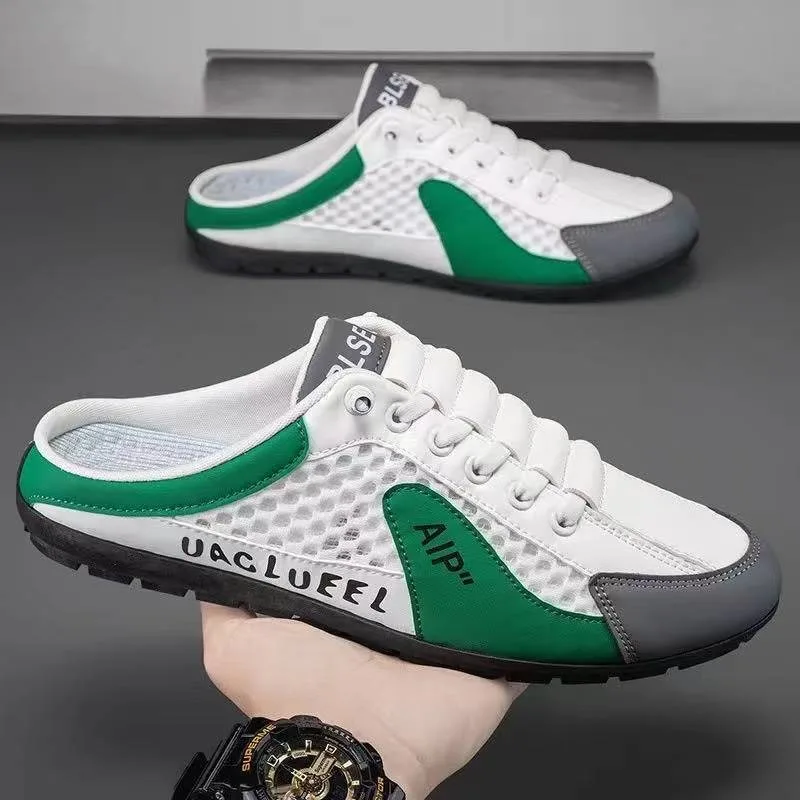 Mens Fashion Week - Męskie modne klapki z miękką podeszwą,