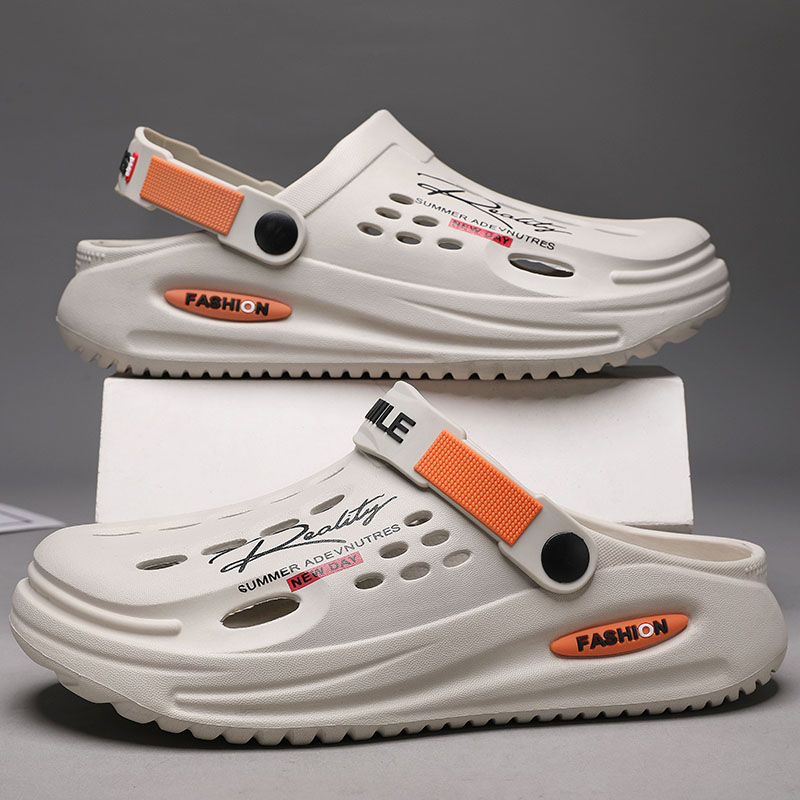 Men'S Fashion For 45 Years Old - Męskie kapcie EVA z dziurkami, męskie