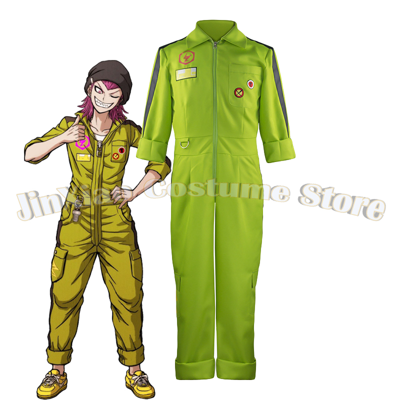 Mens Fashion Jumpsuit - Anime Dangan Cosplay Kazuichi Souda Kostium