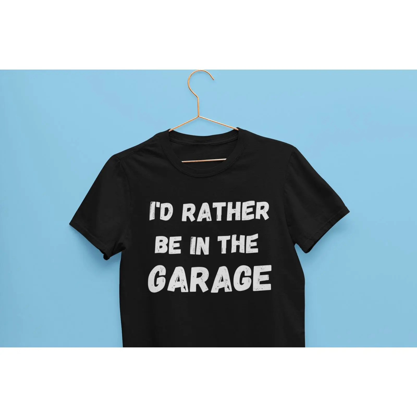 Men'S Fashion Garage - Wolałbym być w garażu - koszulka