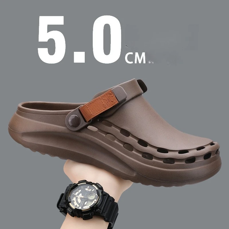 Men'S Fashion For 45 Years Old - Szybkoschnące męskie sandały EVA w jednolitym