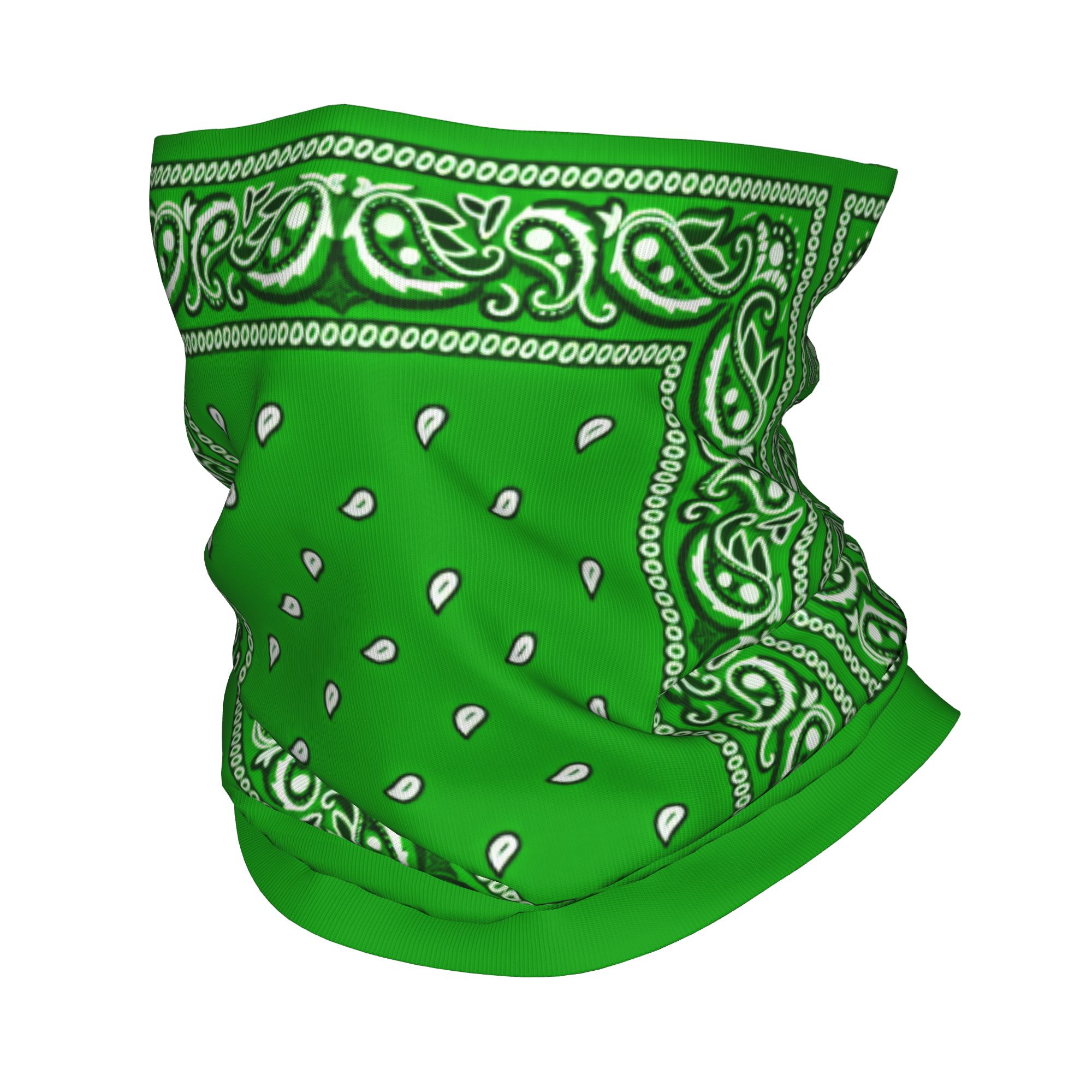 Men'S Fashion Rings - Zielona Bandana Fajna Maska Rowerowa Wędkarska