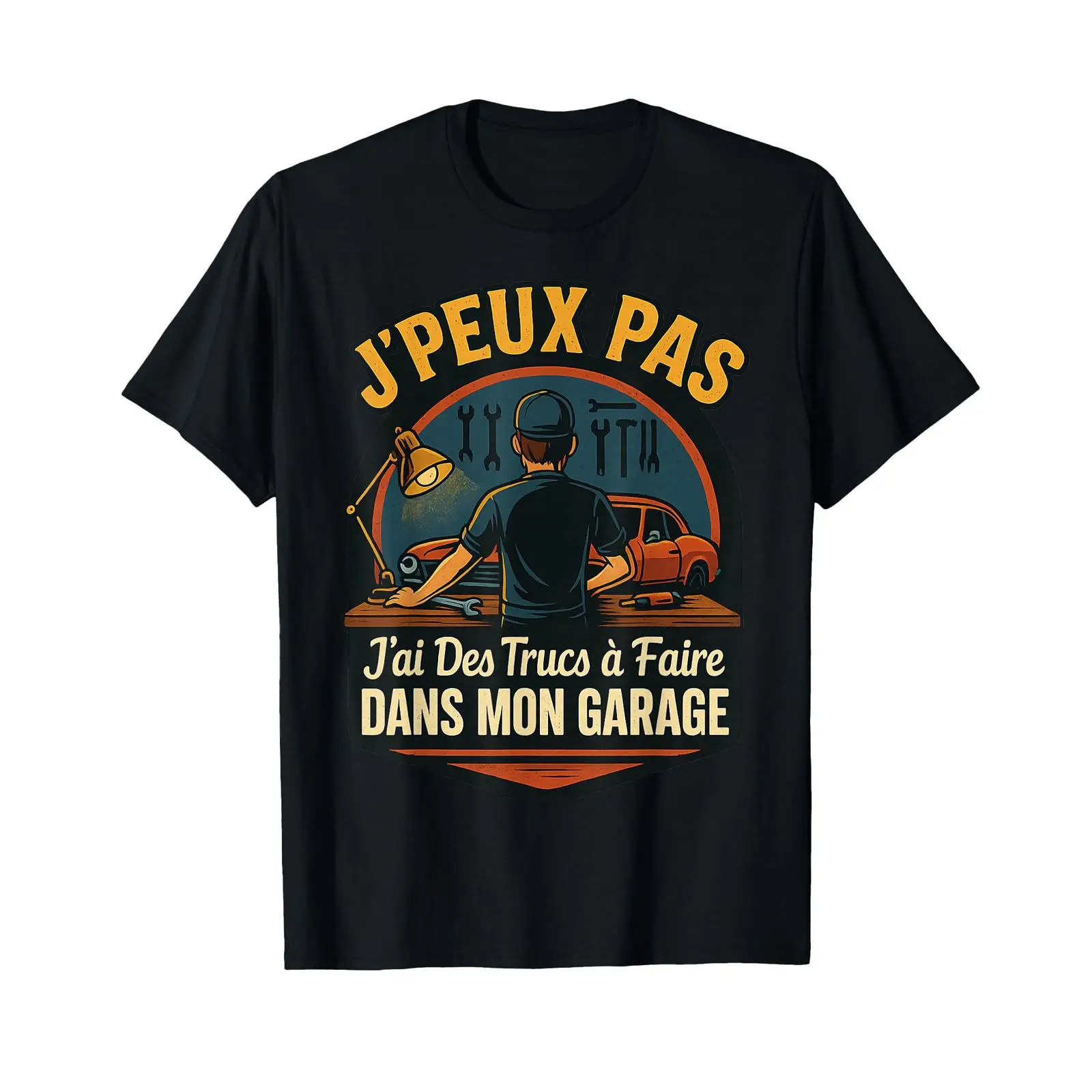 Men'S Fashion Garage - Koszulka męska J'Peux Pas Garage Mécano