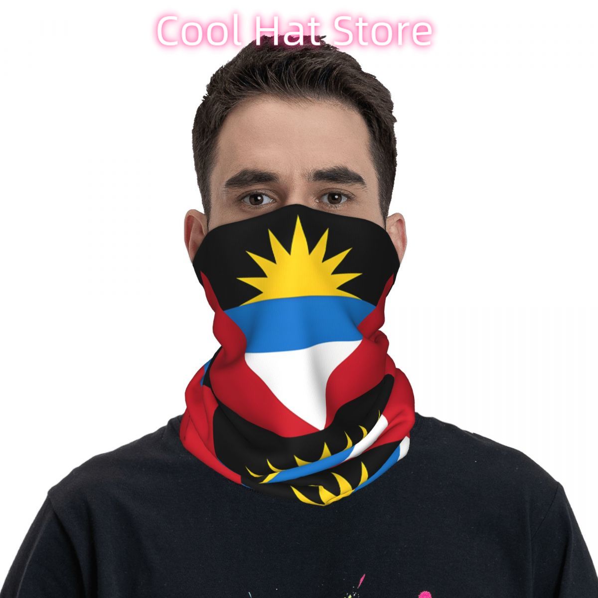 Bandana z nadrukiem flagi Anti – Men'S Fashion Rings recenzja i cena