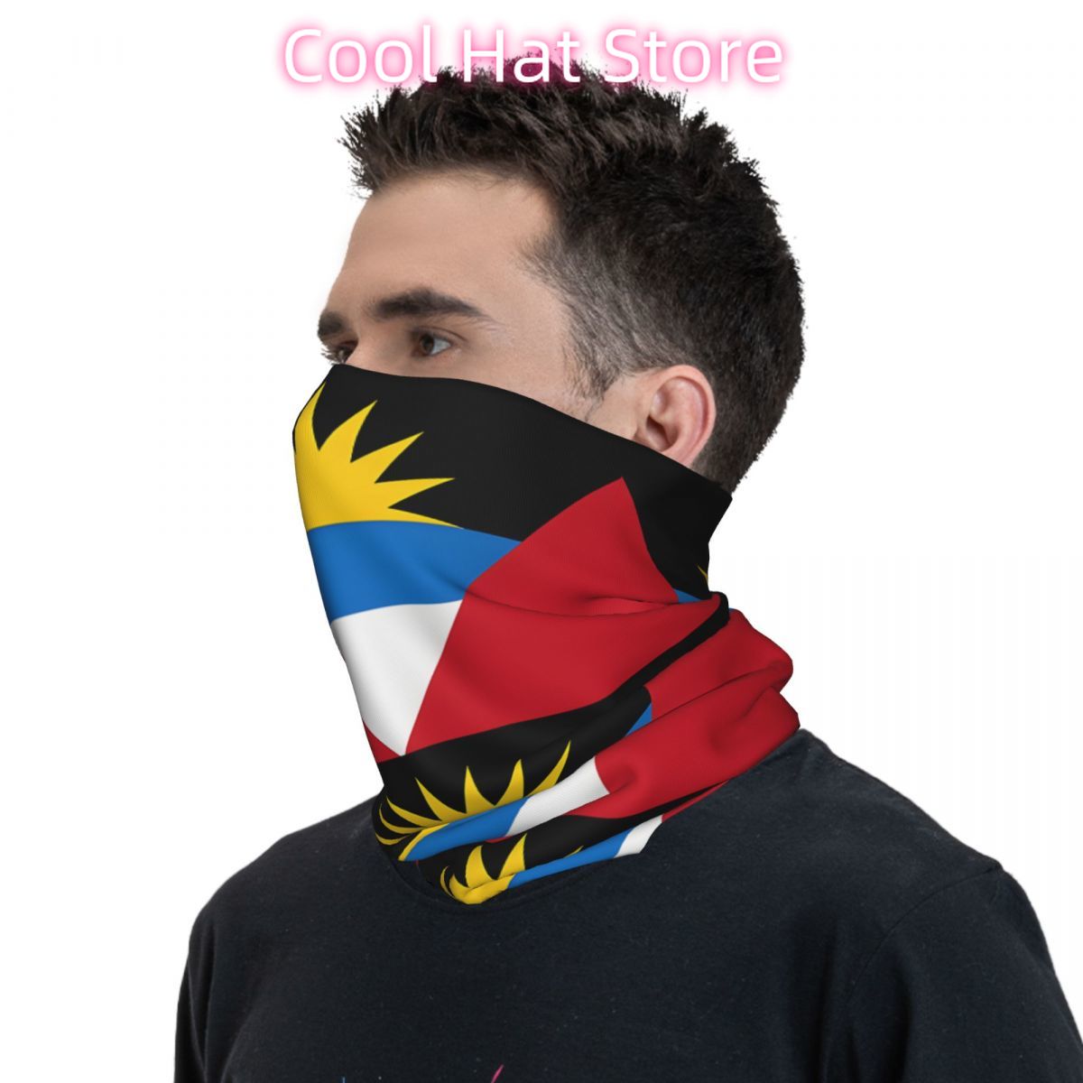 Bandana z nadrukiem flagi Anti – Men'S Fashion Rings recenzja i cena
