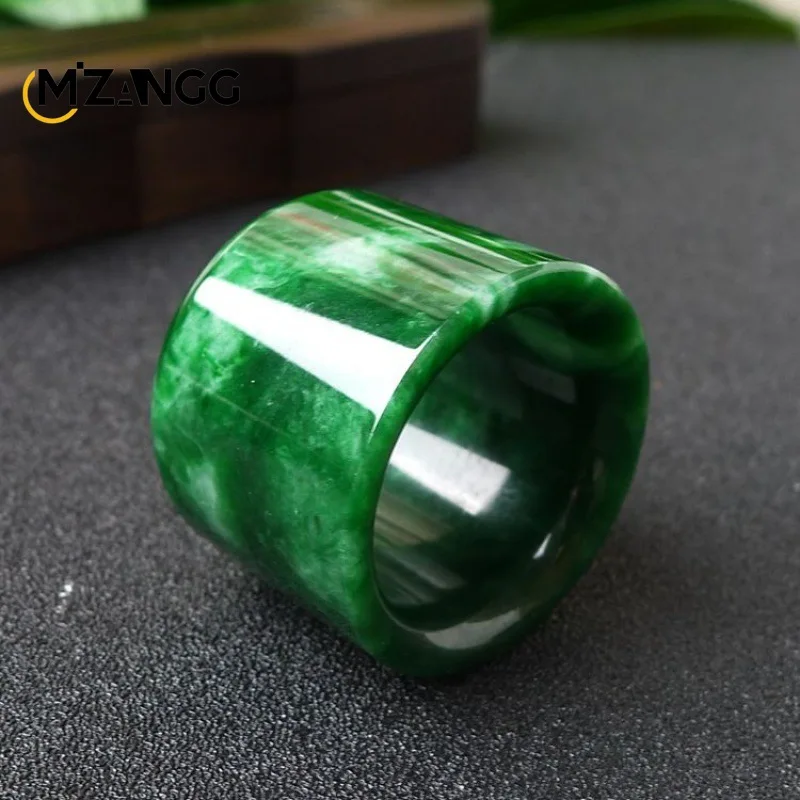 Naturalny Myanmar jadeitowy pi – Men'S Fashion Rings recenzja i cena