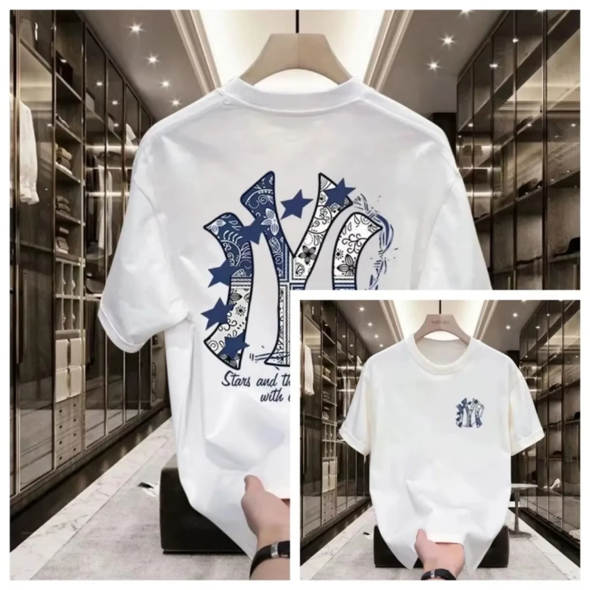 Męska koszulka z nadrukiem, kr – Men'S Fashion Nova recenzja i cena