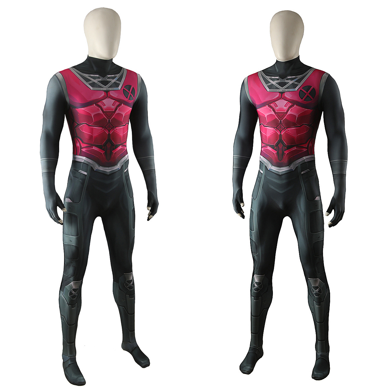 Kostium Gambit Remy LeBeau Cos – Mens Fashion Jumpsuit recenzja i cena