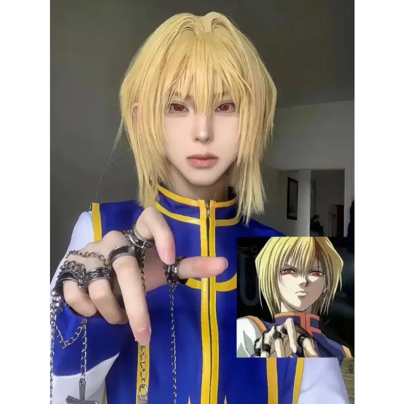 Anime HUNTER X HUNTER Kurapika – Mens Fashion Jumpsuit recenzja i cena