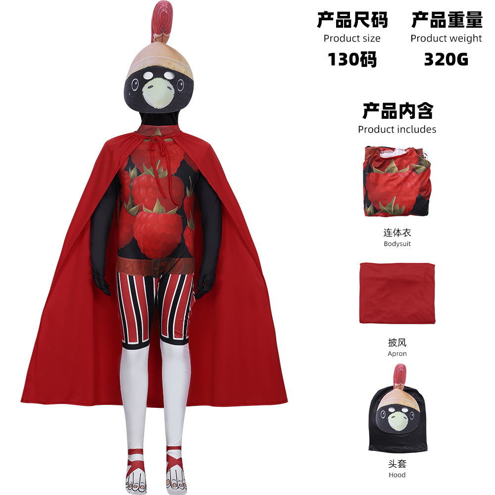 Brązowy Kreskówkowy Strój Zent – Mens Fashion Jumpsuit recenzja i cena