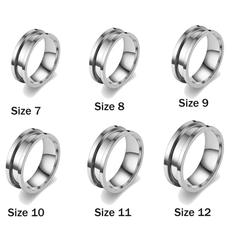 5 szt. Półfabrykatów pierścien – Men'S Fashion Rings recenzja i cena