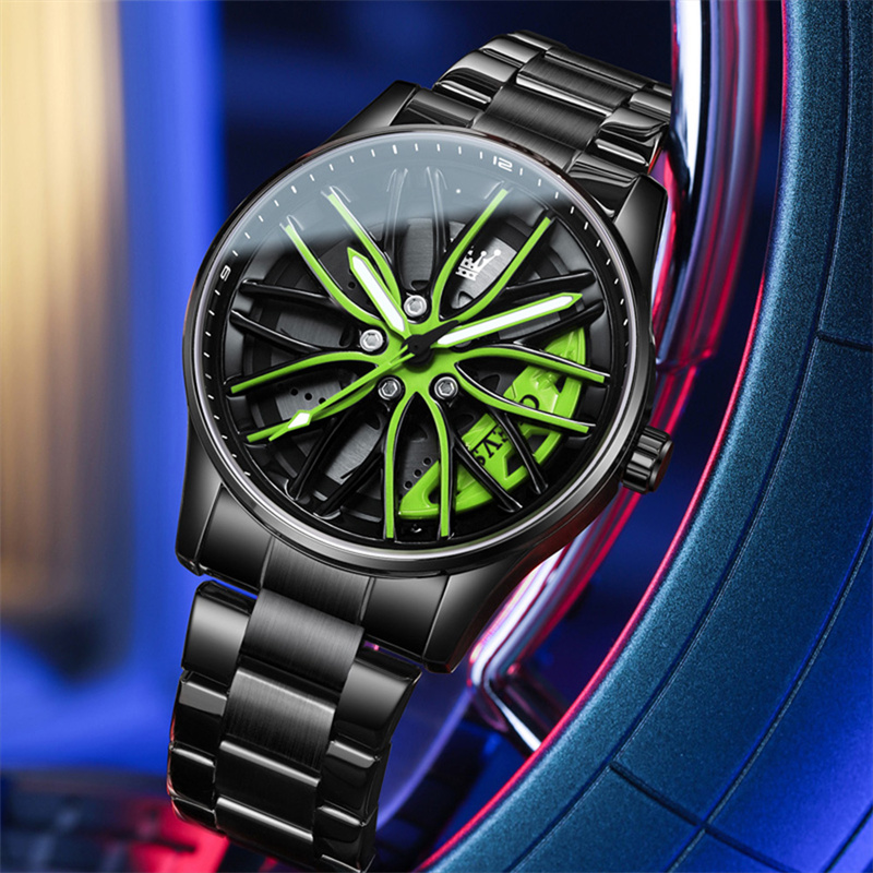 OLEVS Modny Zielony Czarny Sta – Men'S Fashion Hub recenzja i cena