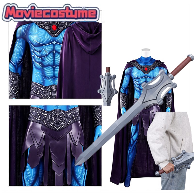 Masters 2026 Skeletor Cosplay  – Mens Fashion Jumpsuit recenzja i cena